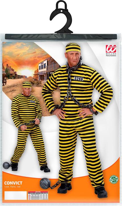Image du produit Widmann Kostüm Sträfling (M)