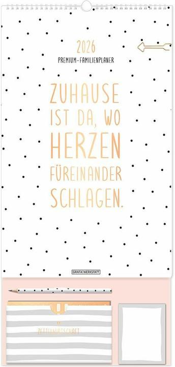 Produktbild Premium-Familienplaner 2026 (Harter Einband, Deutsch)