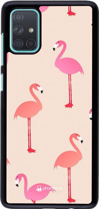 Actual product image PhoneLook Cover Pink Flamingos Pattern (Samsung Galaxy A71)