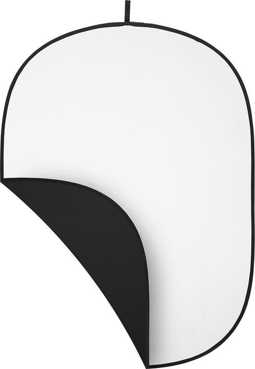 Produktbild Westcott 2-in-1 Black & White Screen (5' x 6.5') Collapsible Backdrop (152.40 cm, 195.60 cm)