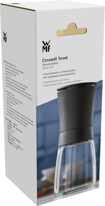 Image du produit WMF Gewürzmühle unbefüllt Trend (Sel, Poivre, Piment, Noix de muscade)