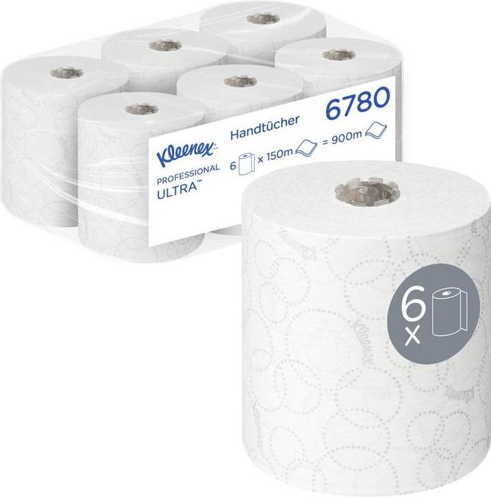Produktbild Kimberly-Clark KLEENEX ULTRA Hand Towels Roll White F1 (6 x)