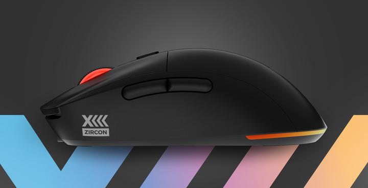 Actual product image Genesis Mysz Mysz Dla Graczy Zircon Xiii Custom Bezprzewodowa 26000dpi Czarna Gamingowa (Cable)