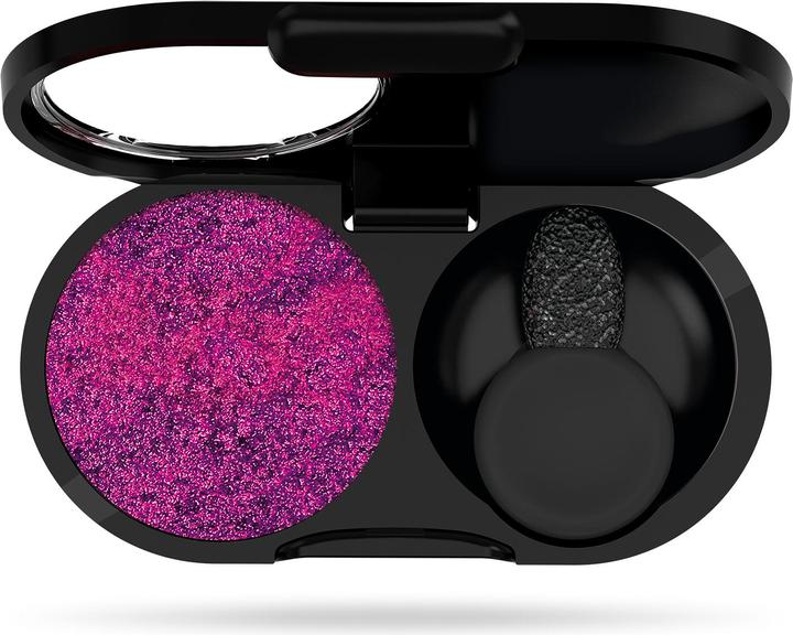 Actual product image Pupa Milano Highly pigmented eyeshadows Vamp! (Compact Eyeshadow) 1.5 g - Shade: 100 Pure Silver - (100 Pure Silver - Irreverent Fuchsia)