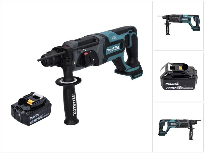 Produktbild Makita DHR 241 G1 Akku Bohrhammer 18 V 2,0 J SDS plus + 1x Akku 6,0 Ah - ohne Ladegerät (Akkubetrieb)