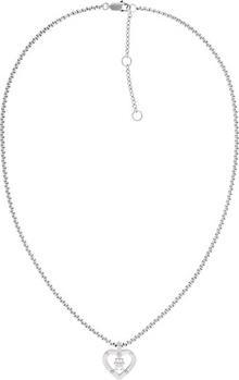 Tommy Hilfiger Stylish steel necklace Monogram Heart 2780917