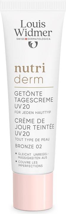 Widmer Louis Nutriderm get Tagescreme UV20 bronze 02 ohne Parfum 30 ml (30 ml, Getönte Tagescreme, SPF 20)