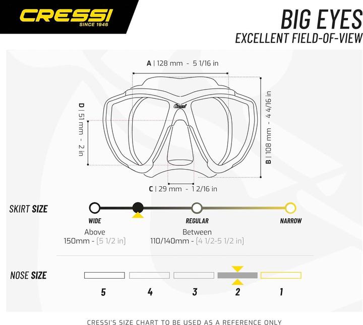 Immagine prodotto Cressi Big Eyes + Alpha Ultra Dry