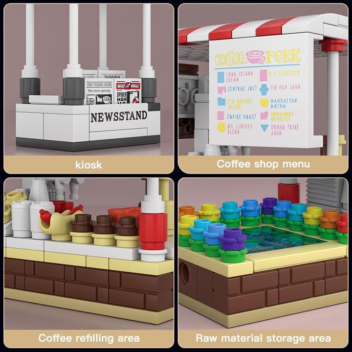 Image du produit Mould King Coffee Shop & kiosque à journaux