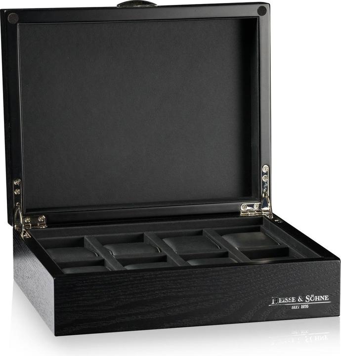 Heisse & Söhne Uhrenbox Bregano 8 - Schwarz