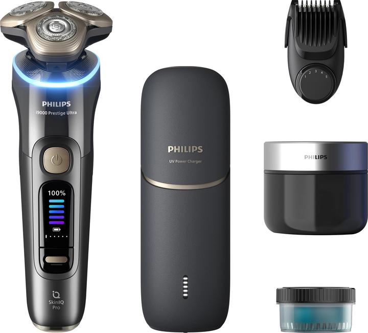 Actual product image Philips i9000 Prestige Ultra XP9402/46 Wet and Dry Electric Shaver with SkinIQ Pro