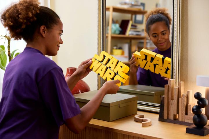 Actual product image LEGO Star Wars™ logo made from bricks (75407, LEGO Star Wars)