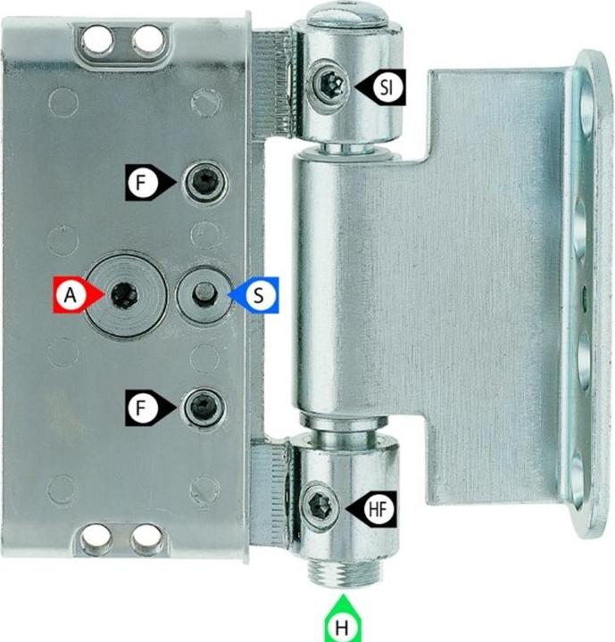 Image du produit Anuba Paumelles pour portes Duplex 320-3D