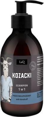 Actual product image LaQ Kozioł z Klasą szampon 1w1 przetłuszczających się i z łupieżem 300ml (300 ml, Liquid shampoo)
