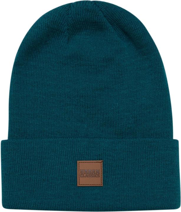 Actual product image Urban Classics Leatherpatch Long Beanie (One size)