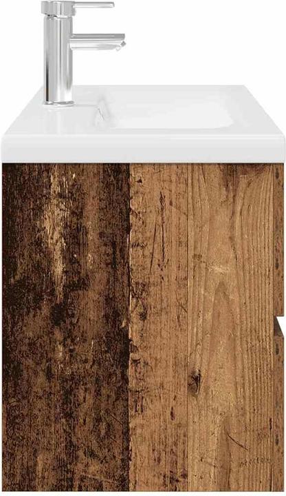 Image du produit VidaXL Meuble sous-vasque avec vasque encastrée et robinet Salle de bains Lavabo