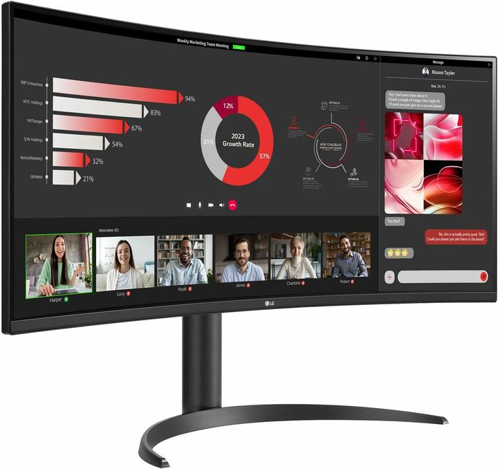 LG UltraWide 34WR55QC-B (3440 x 1440 pixels, 34")