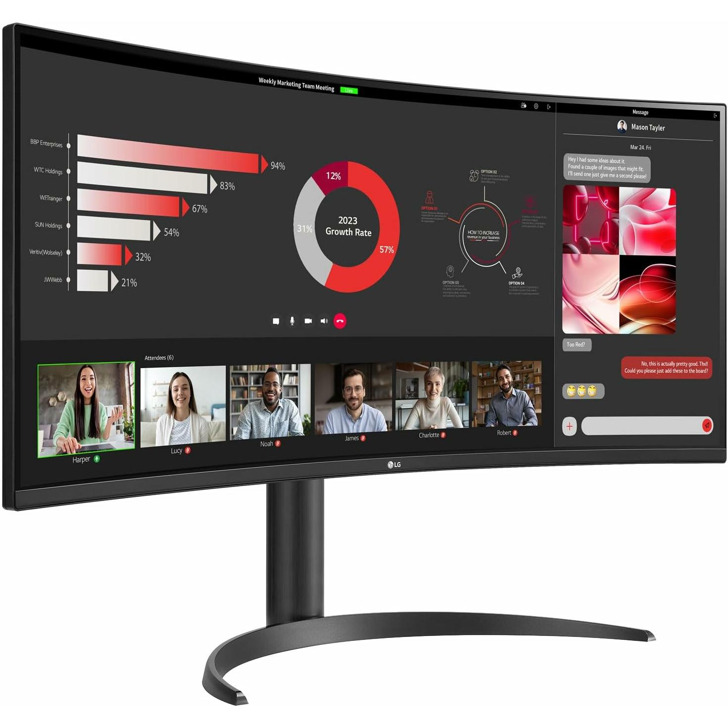 LG UltraWide 34WR55QC-B - buy at Digitec