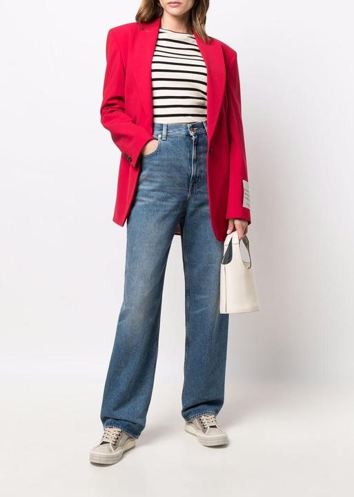 Actual product image Golden Goose cotton jeans blue color (27)