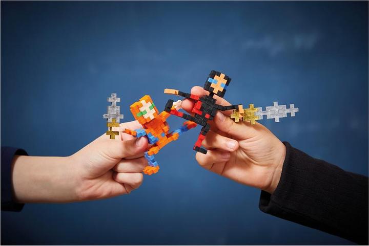 Actual product image Plus-Plus 100 creative building blocks Ninja