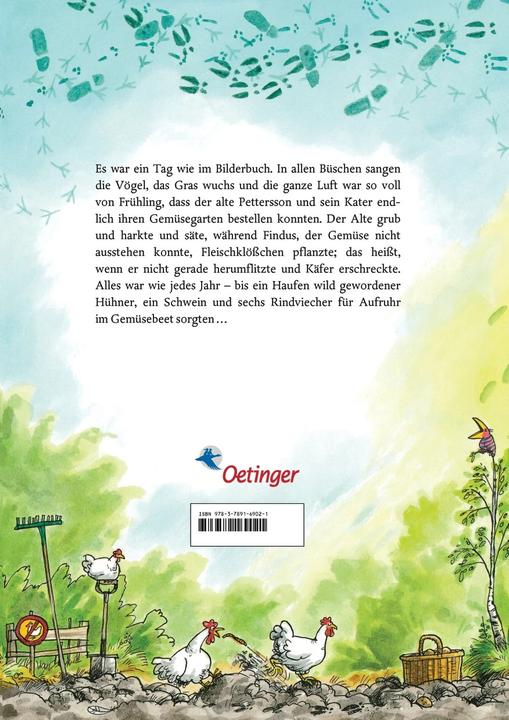 Produktbild Pettersson und Findus. Aufruhr im Gemüsebeet (Deutsch, Sven Nordqvist, 2013)