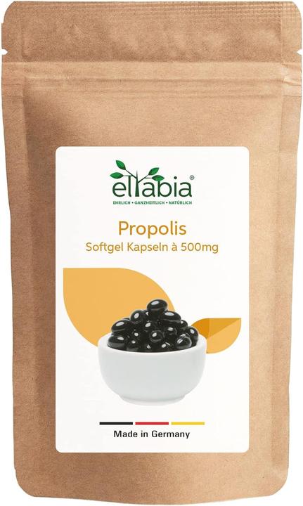 Eltabia Propolis Kapseln | Hochdosiert 450mg Tagesdosis | Natürliches Bienenharz (200 Stück, Kapseln)