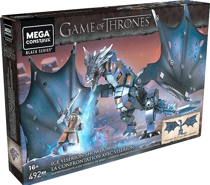 Actual product image Mega Construx Probuilder Game of Thrones IceViserion Showdown