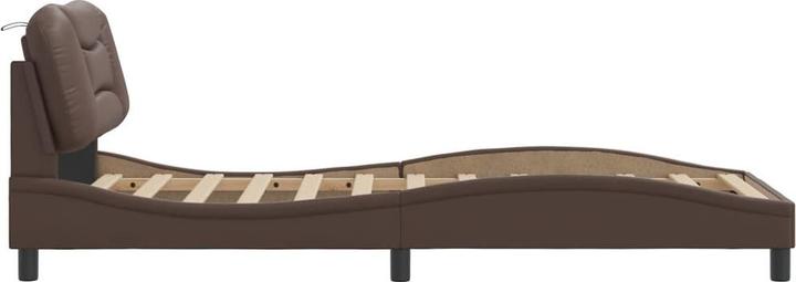 Produktbild VidaXL Bettgestell mit Kopfteil Kunstleder (200 x 200 cm)