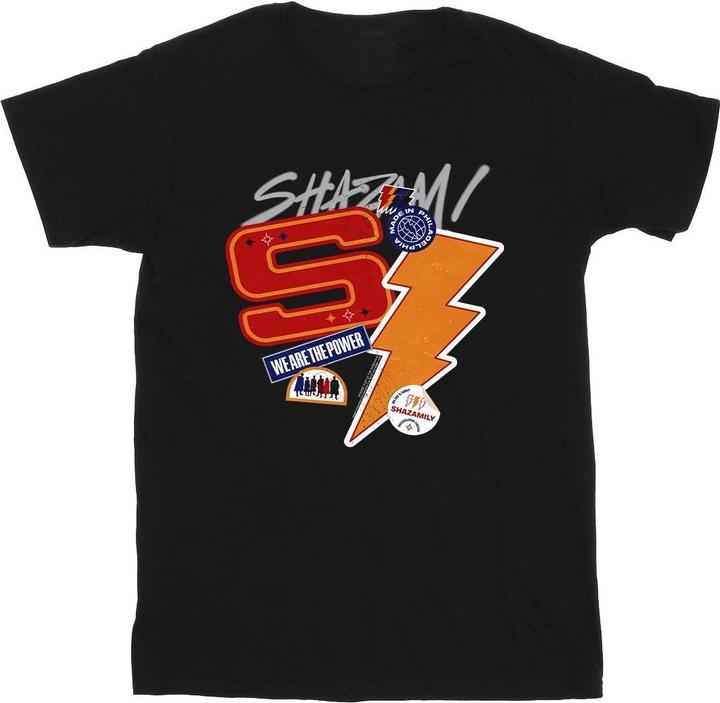 Shazam Fury Of The Gods Sticker Spam TShirt (S)
