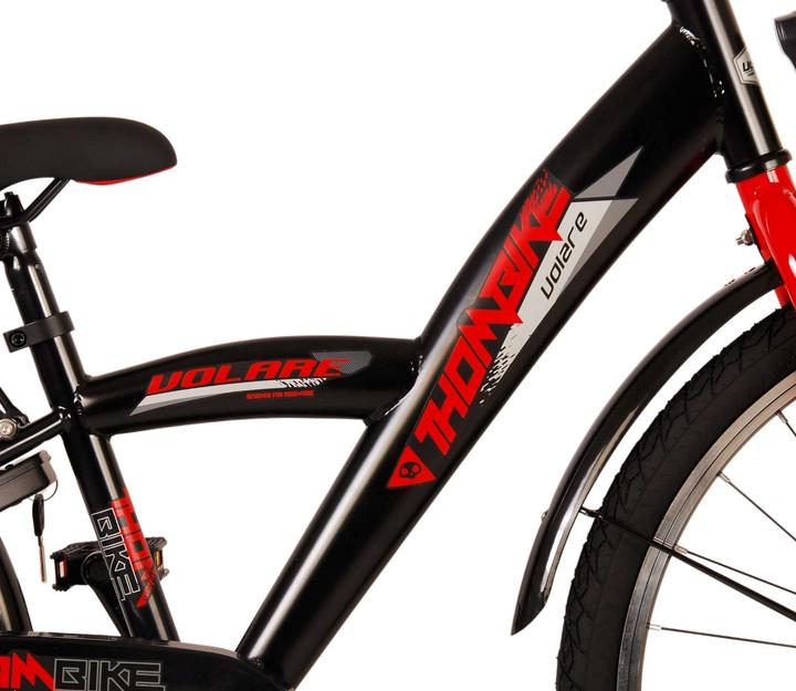 Actual product image Volare Thombike Kinderfiets - Jongens - 24 inch - Zwart Rood (24")