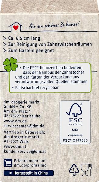 Produktbild dm Profissimo Zahnstocher (1 x)