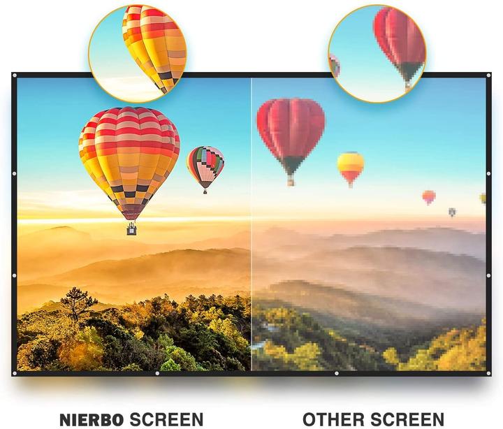 Immagine prodotto Nierbo Beamer Leinwand (150", 16:9)
