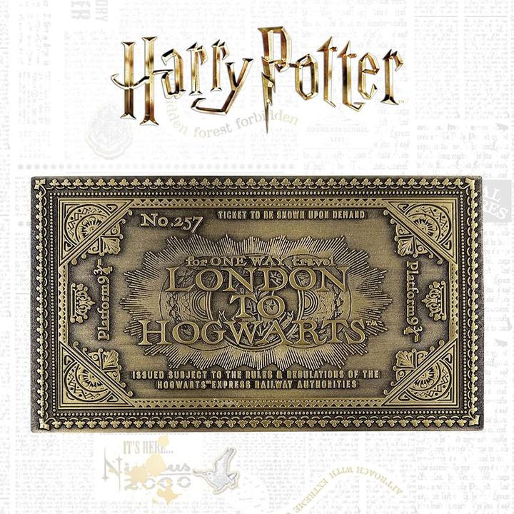 Produktbild Fanattik HARRY POTTER - Ticket Poudlard Express - Répique Edition Limité