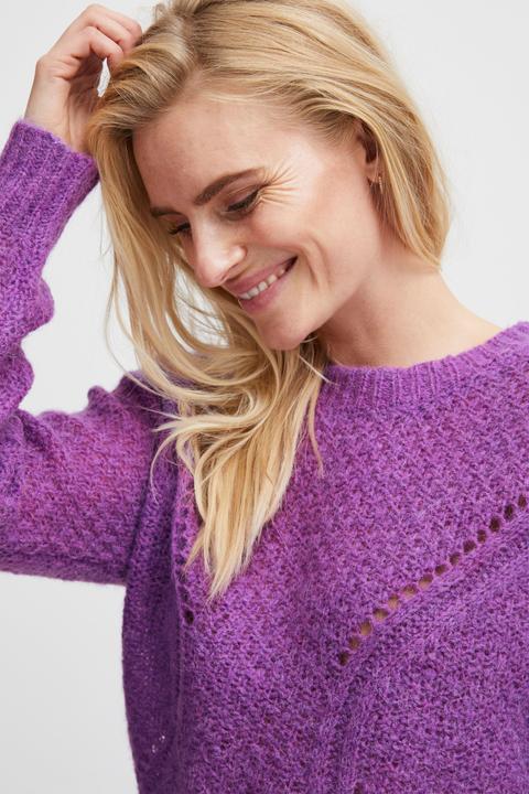 Image du produit Pulz Jeans Pulz - PZIRIS Pattern Pullover - Pulls - 50207565 (XL)