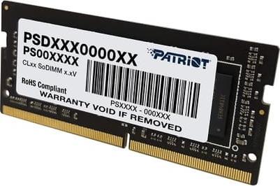 Image du produit Patriot NB MÉMOIRE 4GB PC21300 DDR4/PSD44G266681S (1 x 4GB, 2666 MHz, RAM DDR4, SO-DIMM)