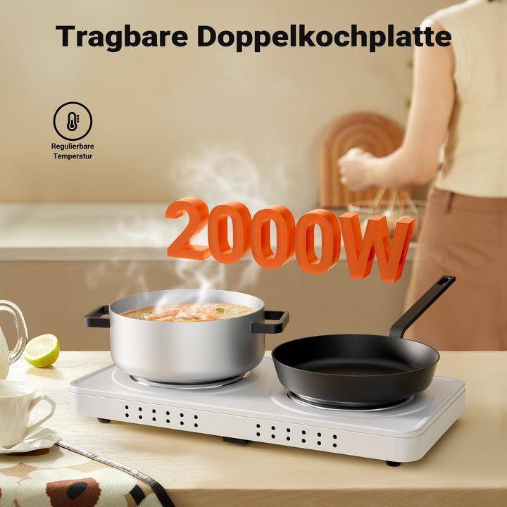 Image du produit Wiltec Doppelkochplatte