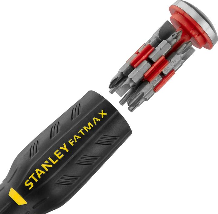 Produktbild Stanley Stan Bit-Schraubendr.-Set FatMax 12 Bits FMHT0-62689 (Pozidriv-Kreuzschlitz (PZ), Schlitz, Phillipps-Kreuzschlitz (PH))