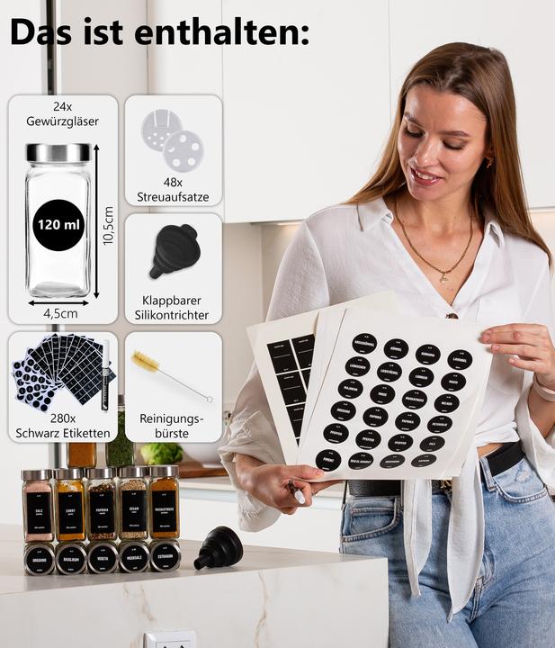Productafbeelding Deco haus Kruidenpotjes vierkant, 24 stuks (0.03 l)