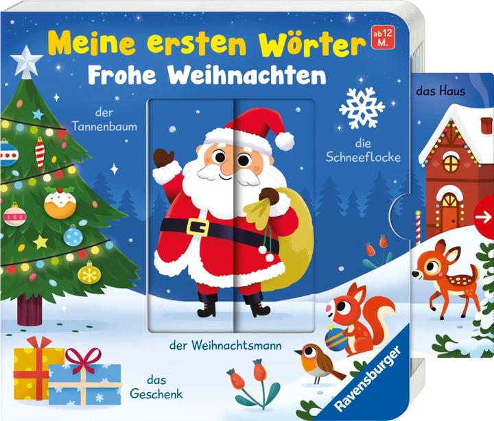 Image du produit Ravensburger Mes premiers mots : Joyeux Noël - Apprendre à parler avec de grands curseurs pour les enfants de 12 (Allemand)