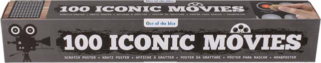 Actual product image Out of the blue 100 Legendary Films Scratch Off Posters (42 x 60 cm)