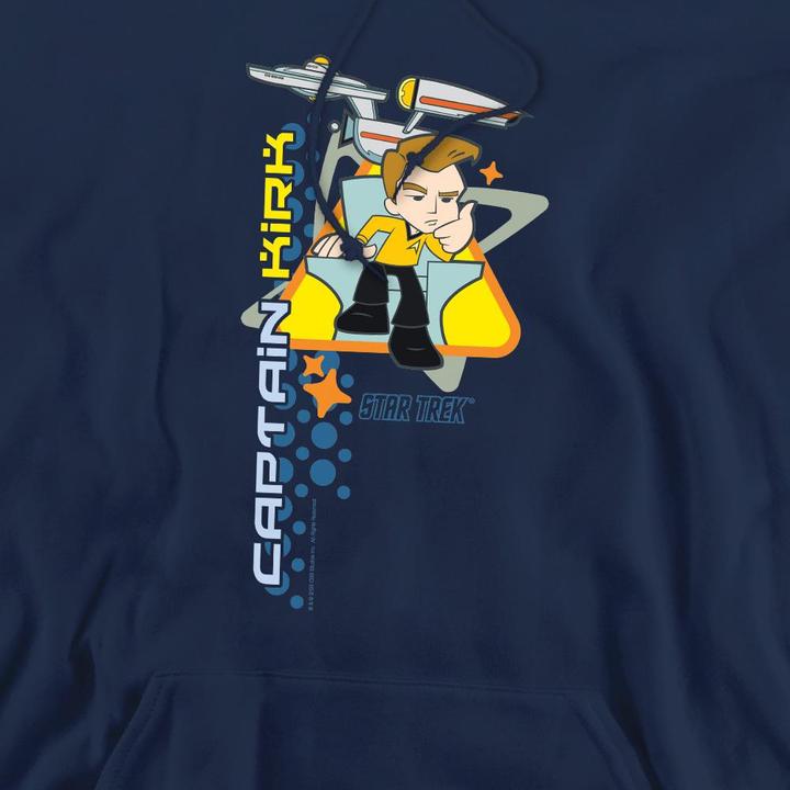 Immagine prodotto Star Trek Quogs Captain's Chair Felpa con Cappuccio Uomo (XL)