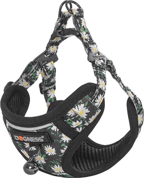 Produktbild Dogness Katzenset Geschirr und Leine (Daisy Black) (Katze, Allgemein)