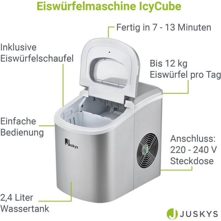 Actual product image Juskys IcyCube, silver