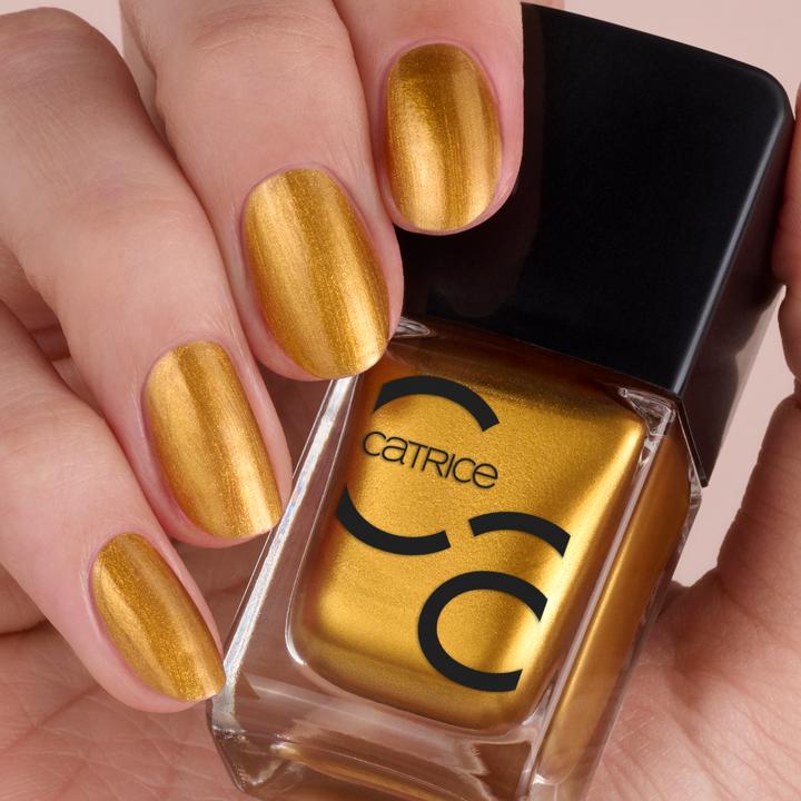Produktbild Catrice ICONAILS Gel Lacquer (156 Cover Me In Gold, Gel-Effekt Nagellack)