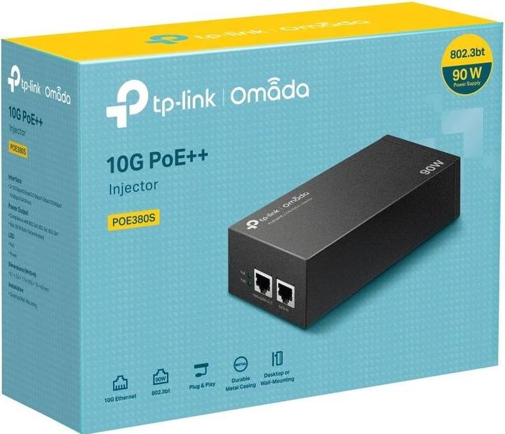Produktbild TP-Link POE380S (802.3af (PoE), 802.3bt (PoE++), 802.3at (PoE+), 90 W)
