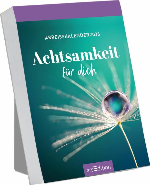 Actual product image Abreisskalender Achtsamkeit für dich 2026 (Hardcover, German)