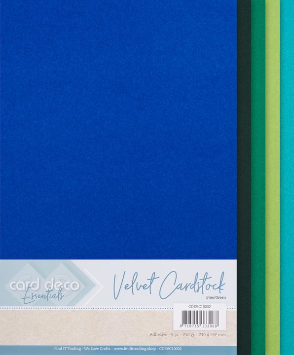Actual product image Find it Velvet paper, self-adhesive, A4, 5 sheets (250 g/m², 5 x)