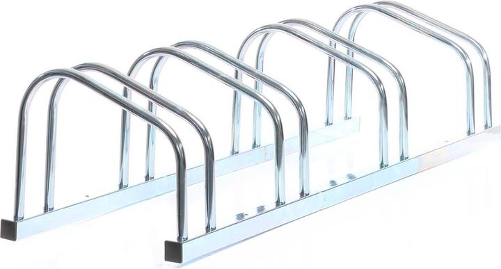 Produktbild Toboli Fahrradständer 4 Fahrräder 105x32x26cm verzinkt Boden- und Wandmontage