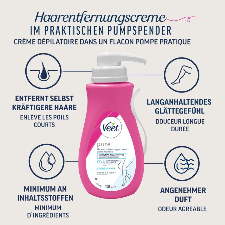 Immagine prodotto Veet Crema depilatoria (400 ml, 1 x, 400 g)