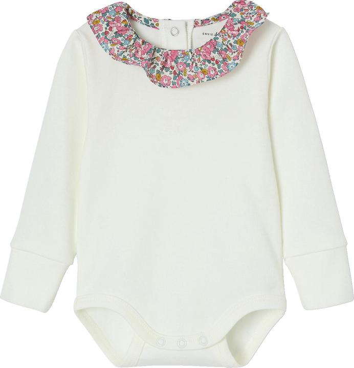 Actual product image Envie de Fraise Bio-Kollektion: Mitwachsender Baby Body mit Liberty-Kragen (56)